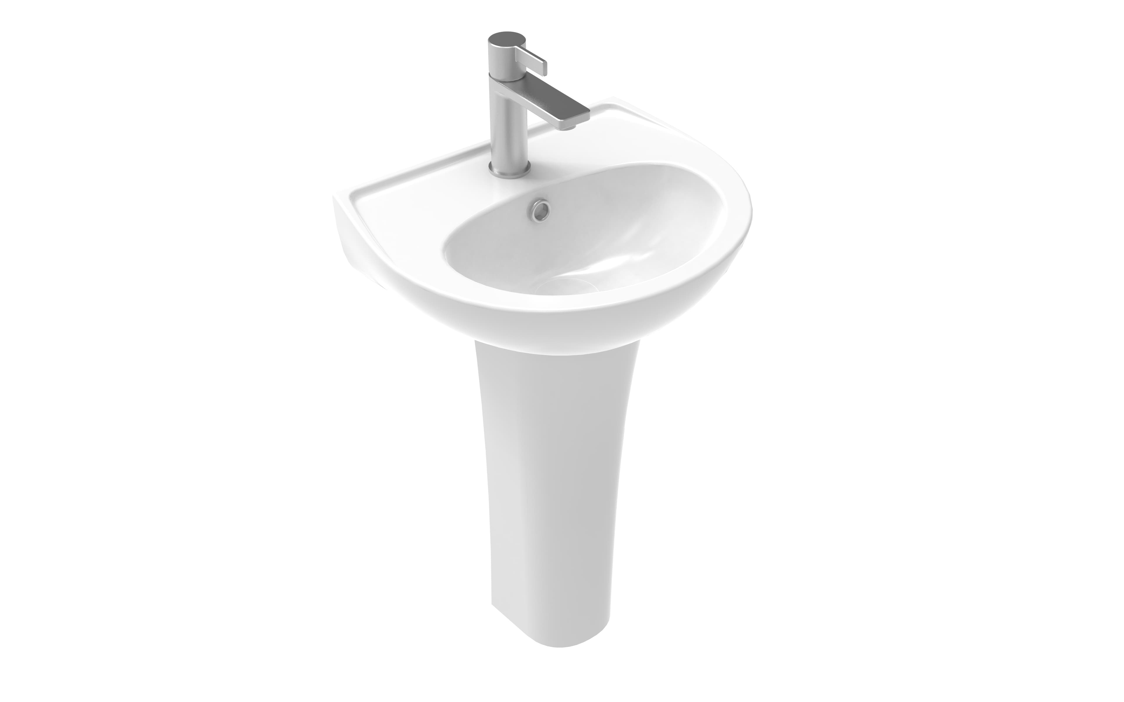 Çocuk Kısa Kolon Ayak Lavabo