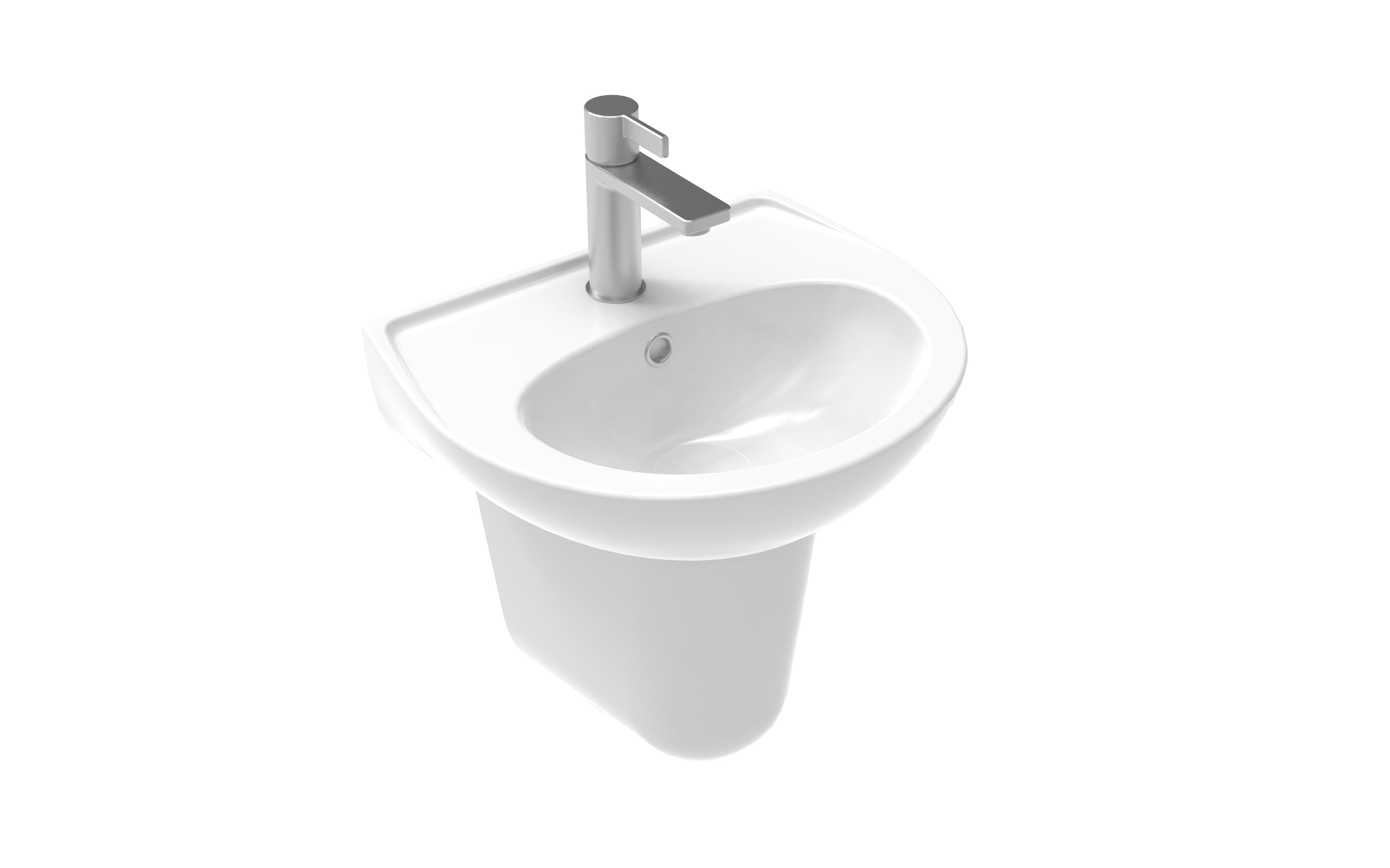 Çocuk Yarım Ayak Lavabo