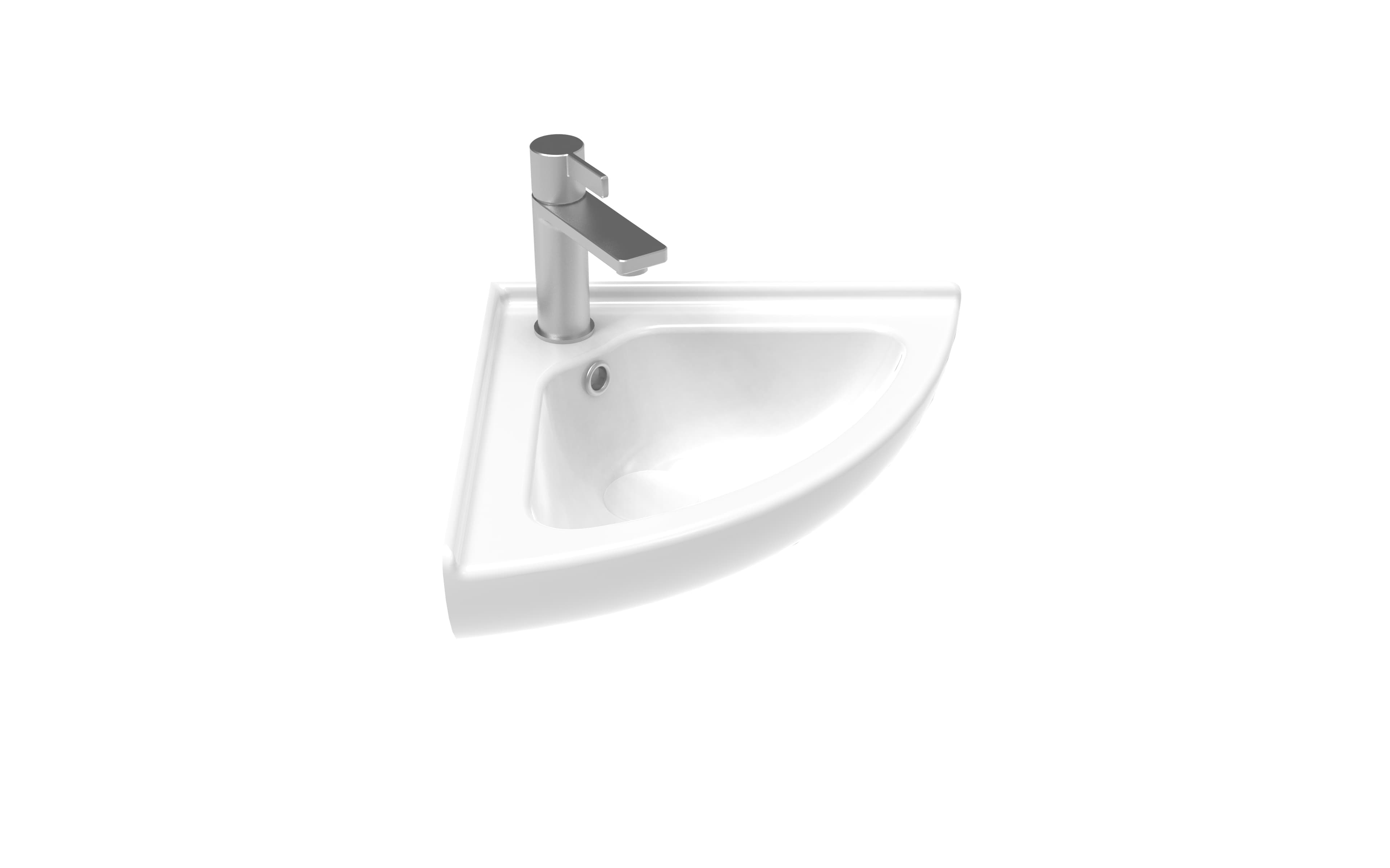 Köşe Lavabo 40x40 cm