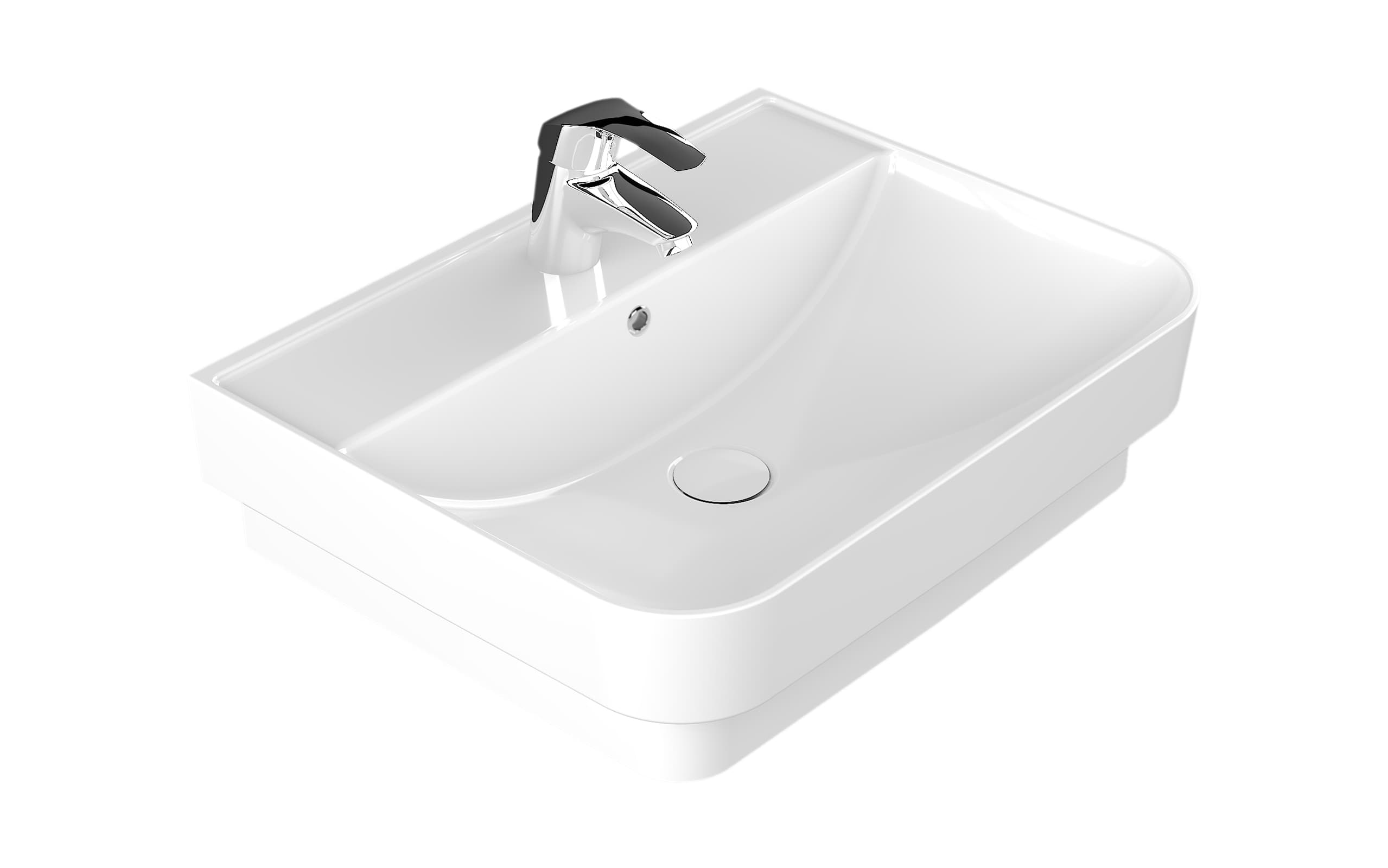 Luna Slim Lavabo 55 cm