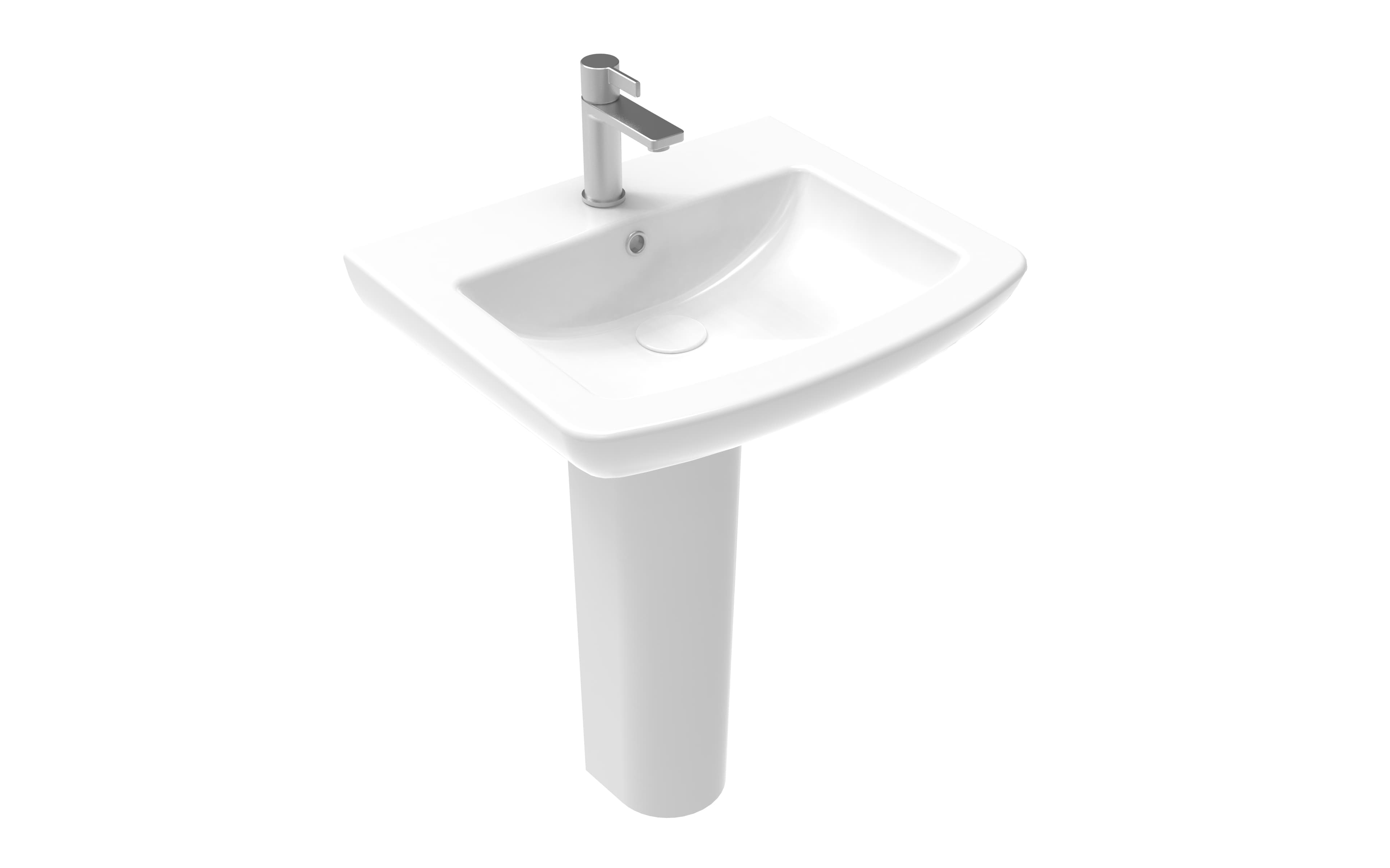 Plaza Kolon Ayak Lavabo 60 cm