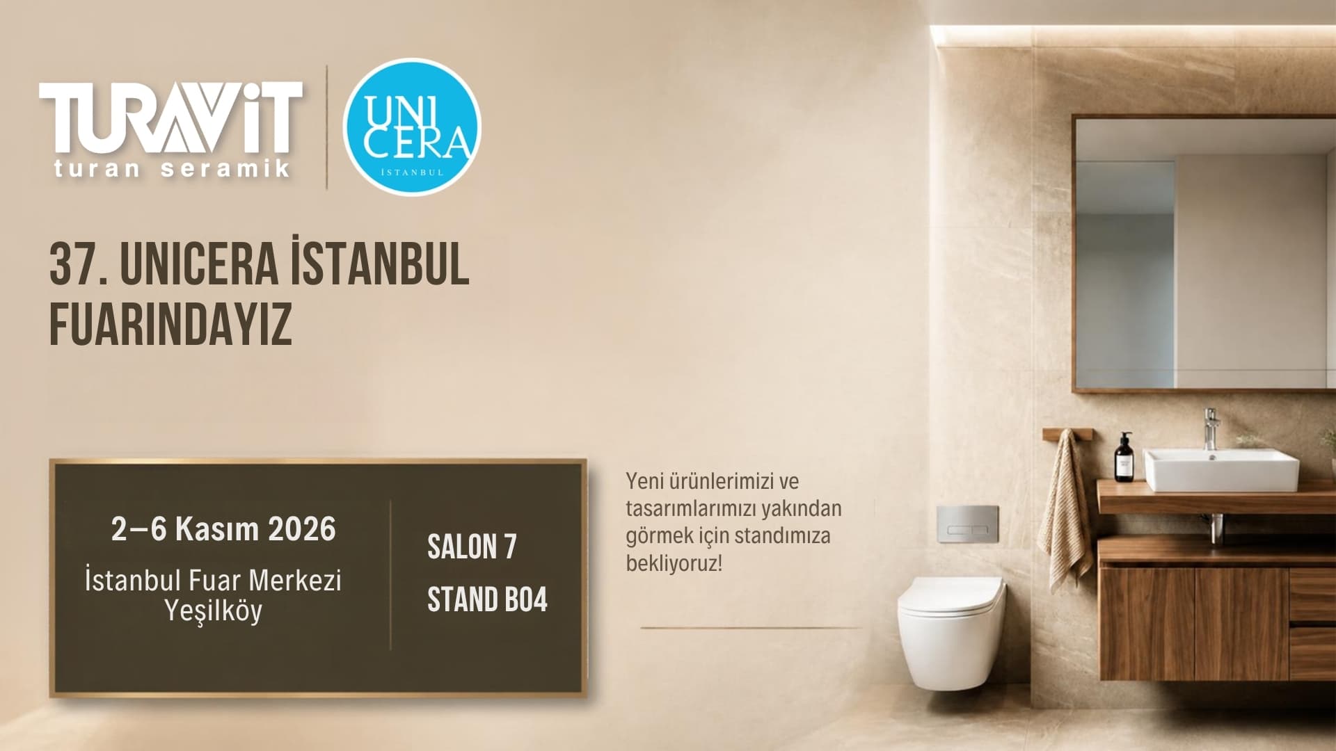 Turavit Unicera 2026 Fuarında